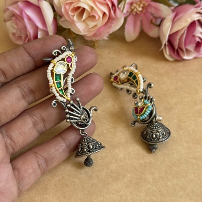 SAIFI PACHI KUNDAN EARCUFF