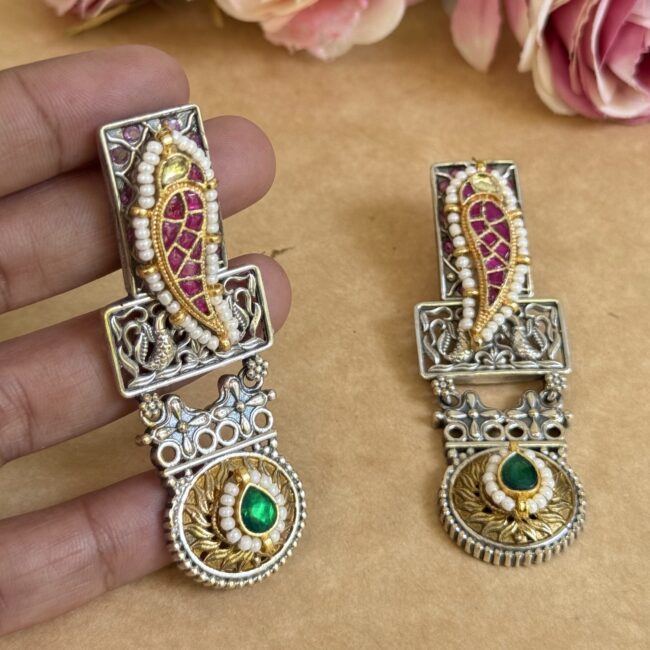 KISNA PACHI KUNDAN EARINGS