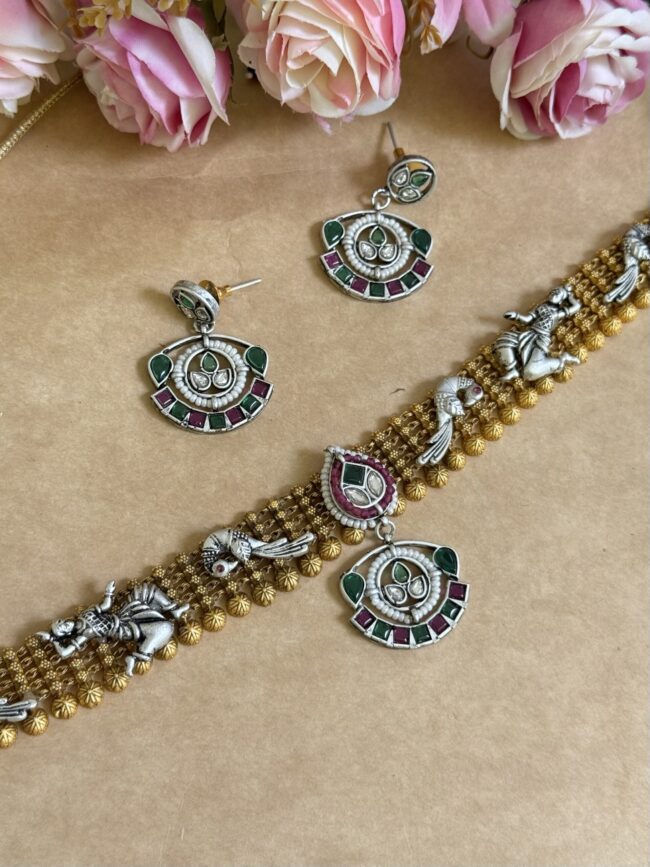 NRITYA PREMIUM DUALTONE NECKLACE