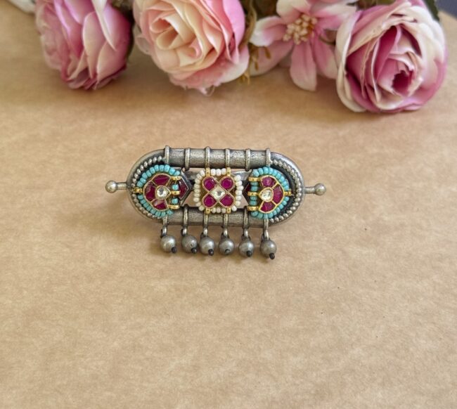 RAKSHA PACHI KUNDAN RING