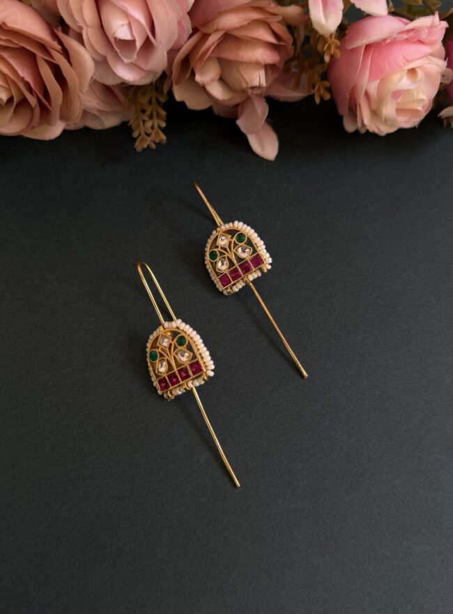 SIRI PACHI KUNDAN EARINGS