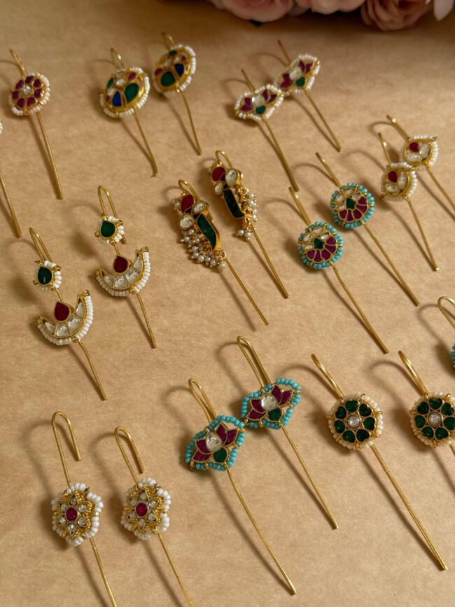 NEEDLE KUNDAN EARCUFF