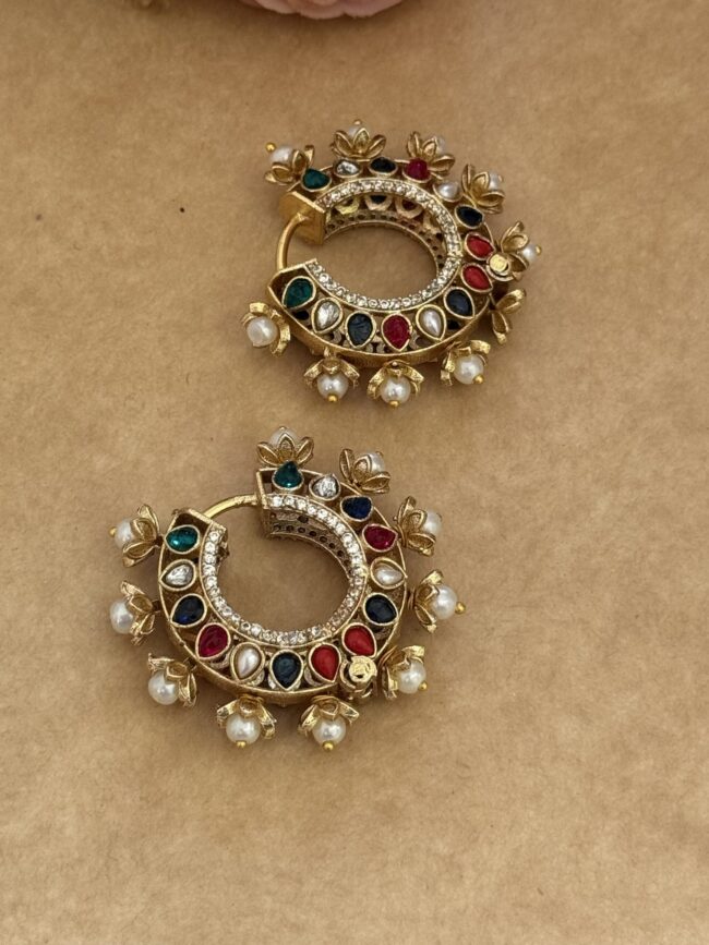 AURA PACHI KUNDAN EARINGS