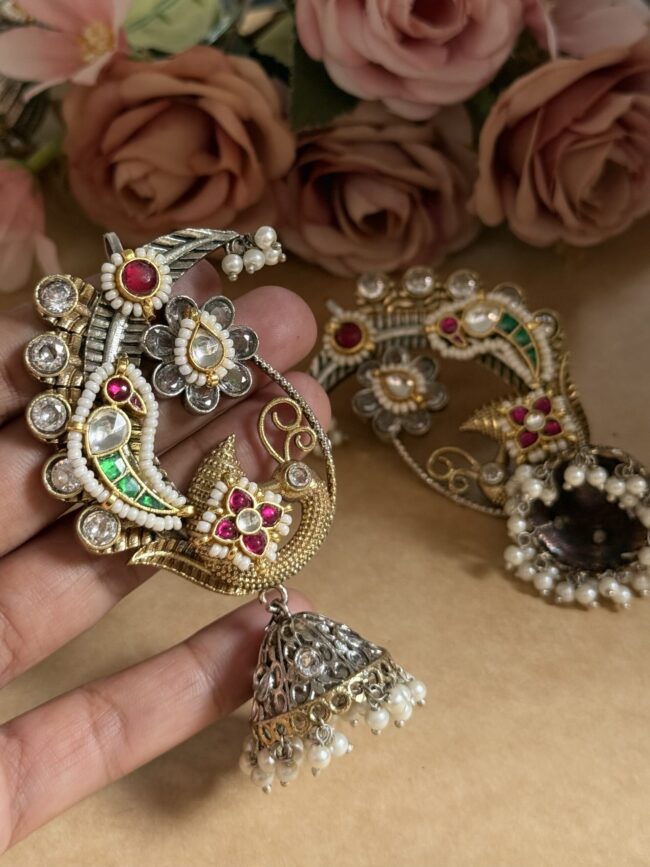 PAKSHI MOTI KUNDAN EARCUFF