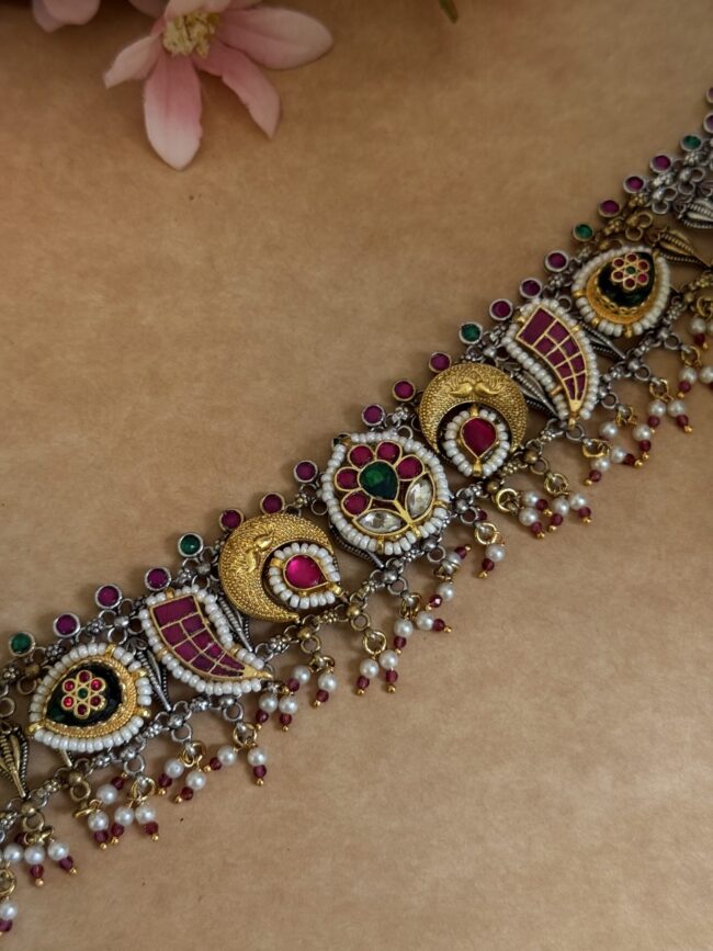 ARMAAM PACHI KUNDAN NECKLACE