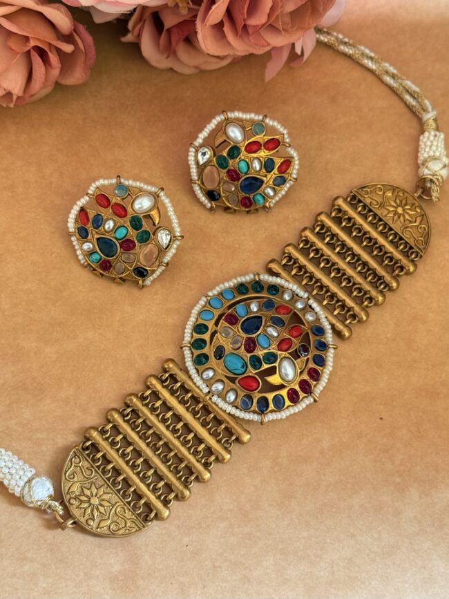 A-CHAYA KUNDAN NECKLACE