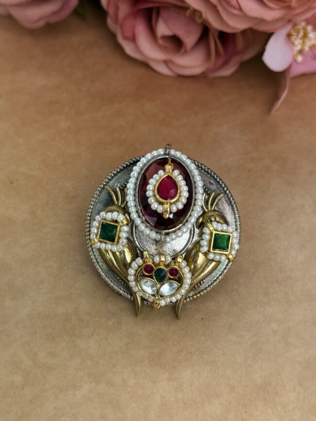 NETRA PACHI KUNDAN RING